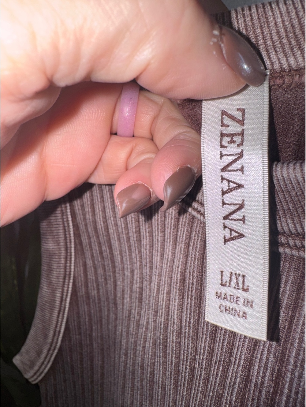 Zenana Ribbed Washed Seamless Tank - Picture 3 of 4